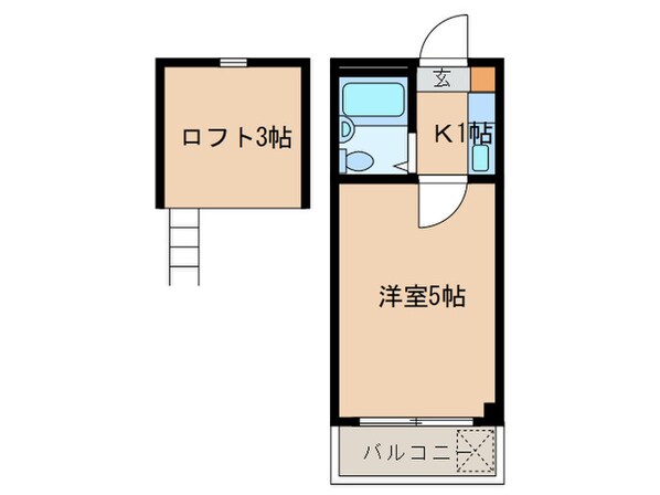 メゾンレオ絹の道の物件間取画像